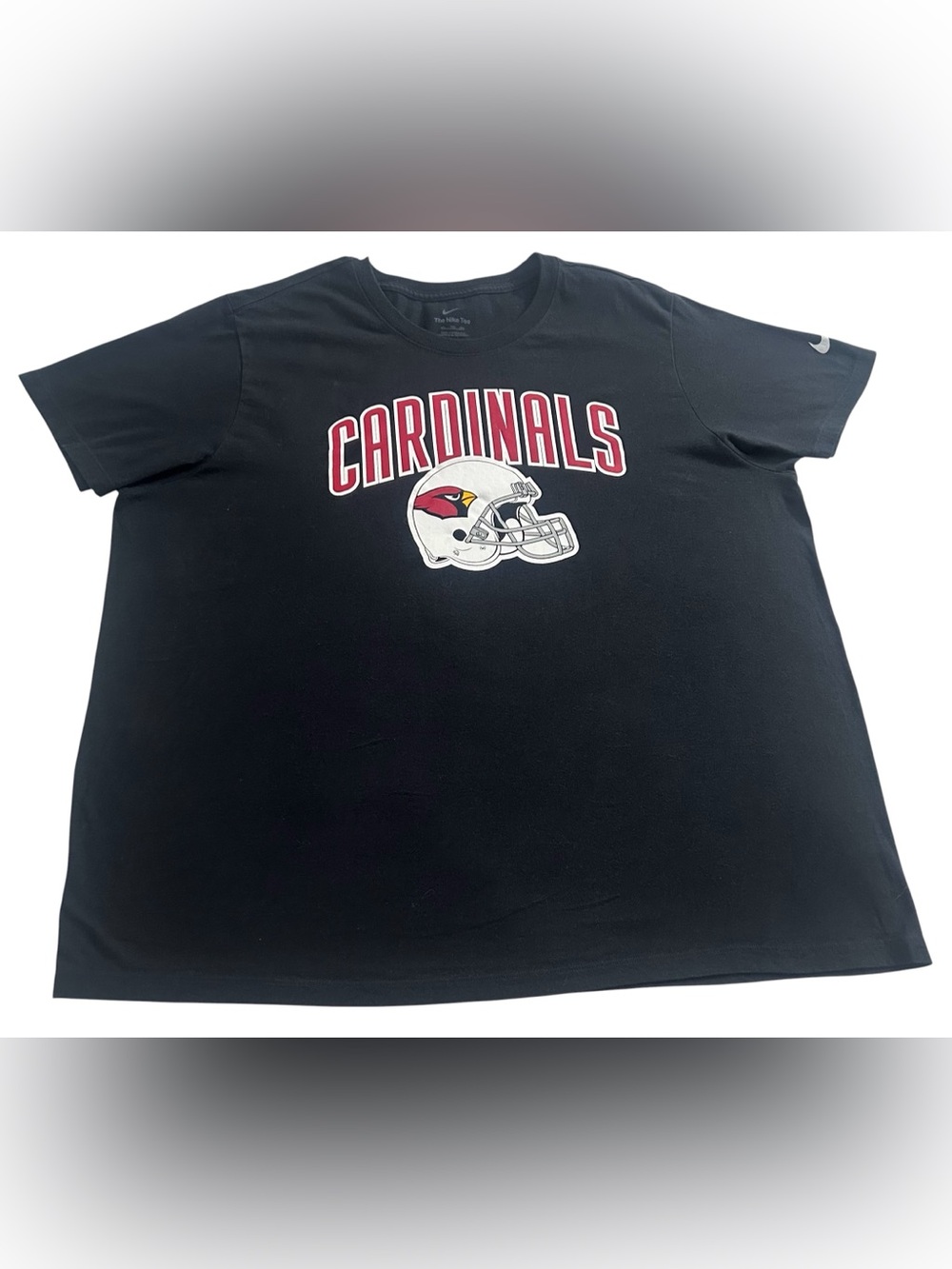 Nike Arizona Cardinals Helmet Graphic T-Shirt Men’s XXL Black NFL Football